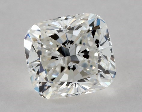 This 0.51 carat cushion modified diamond G color IF clarity has Very Good proportions and a diamond grading report from GIA